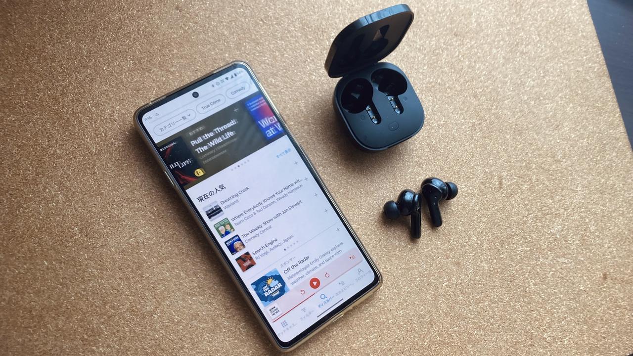 スマホとワイヤレスイヤホン